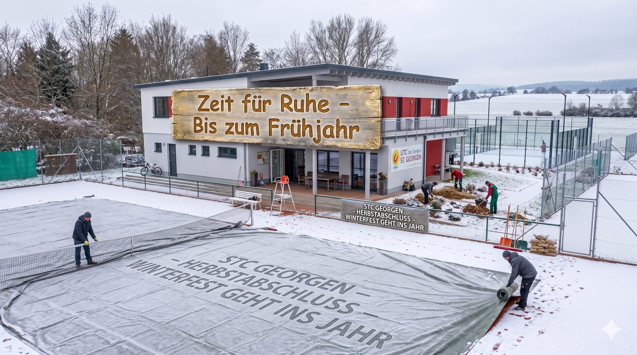Gemeinsam pack ma’s an: Einwinterung unserer Tennis-Anlage! Padel-Tennis ganzjährig geöffnet!